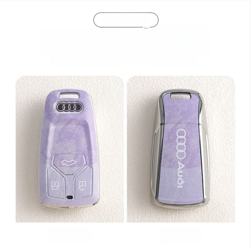 Audi atslēgas TPU korpuss, saderīgs ar A6L/A4L/Q5L/A3/Q3/A7L/Q2L/Q7/A5, pielāgojams, augstas klases kvalitāte