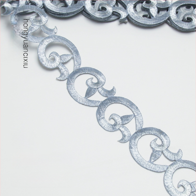 Бродирана дантела за костюми – прежда за бродиране, модел на древни костюми, подходяща за шапки, дрехи и домашен декор