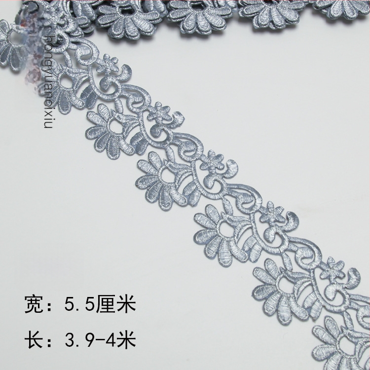 Бродирана дантела за костюми – прежда за бродиране, модел на древни костюми, подходяща за шапки, дрехи и домашен декор