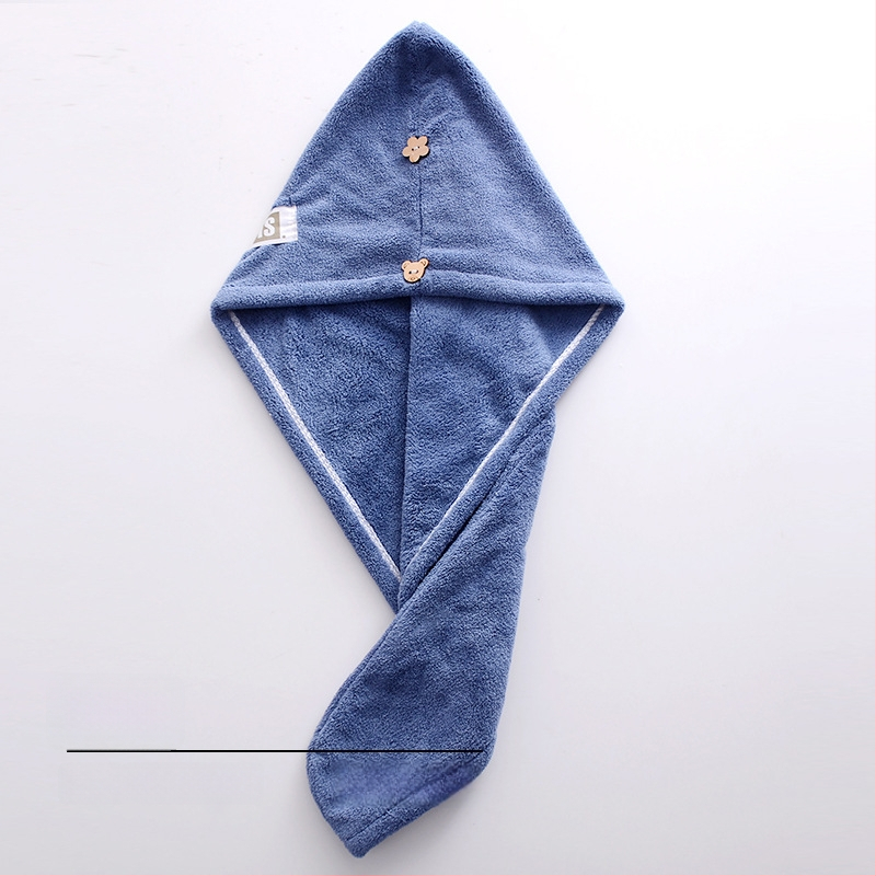 Suaugusiųjų moterų koralinis fliso chalatas, sagties užsegimas, dėvimas kaip rankšluostis, greitai džiūstanti plaukų kepurė