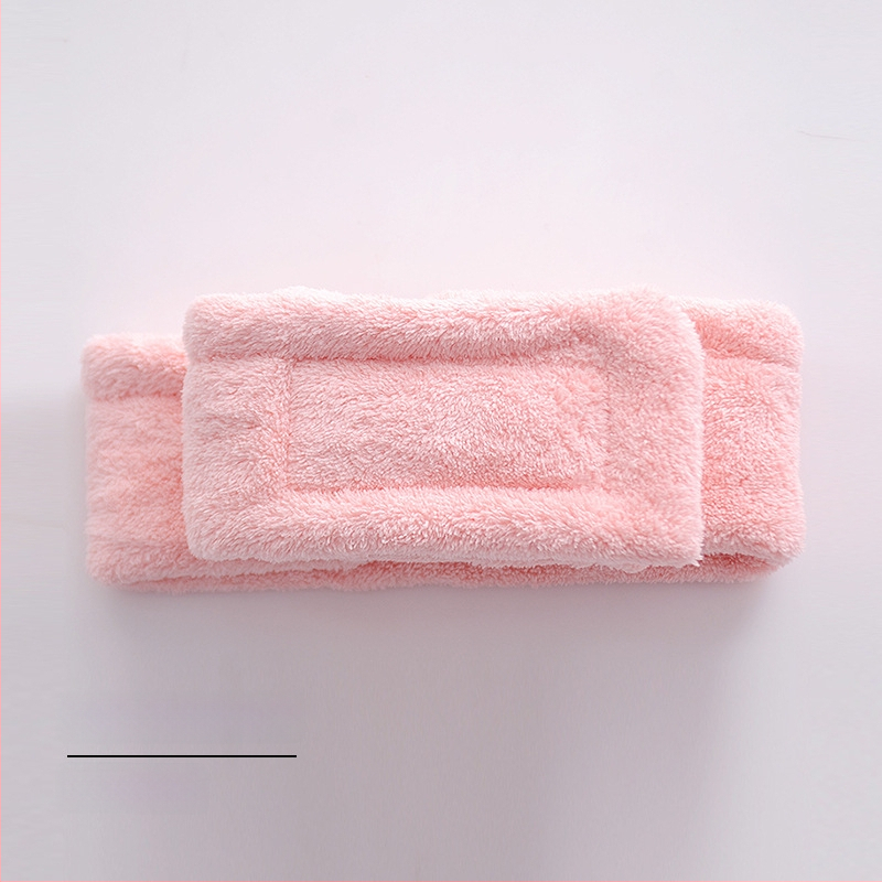 Suaugusiųjų moterų koralinis fliso chalatas, sagties užsegimas, dėvimas kaip rankšluostis, greitai džiūstanti plaukų kepurė