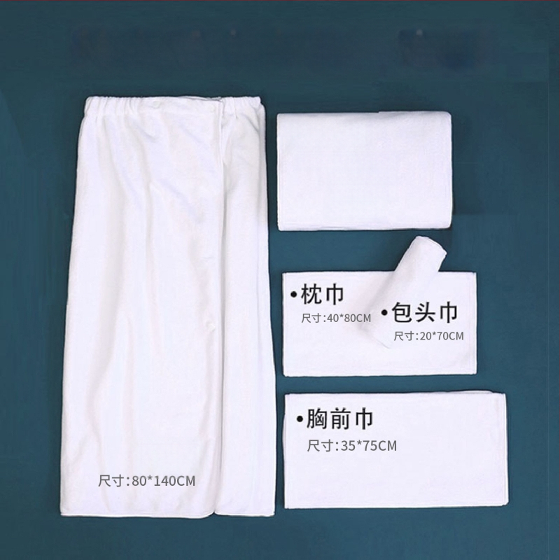 Szépségszalon Mikroszálas törölközők, 400 gsm - 150D kevert fonal, sík szövés, puha, nedvszívó, szöszmentes