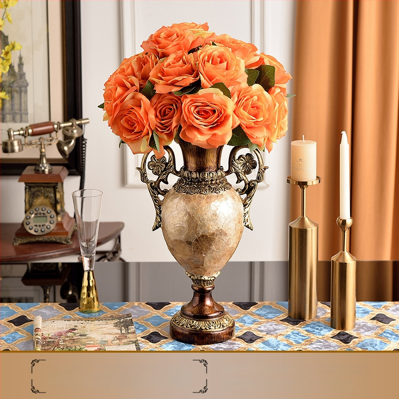 Europos stiliaus dervos vaisių lėkštė dekoratyvinis rinkinys su servetėlių dėžute, galimybė pritaikyti