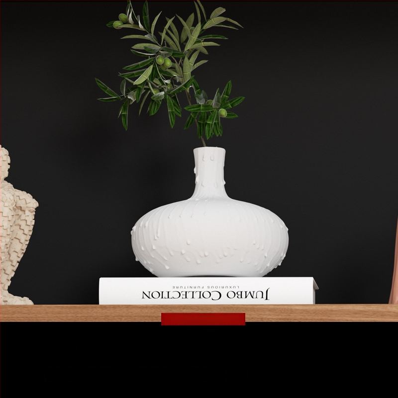 Kerámia absztrakt geometriai figura szobor – egyszerű, modern stílusban, Craftsman Thirteen márkával (Készítő kód 553186337)