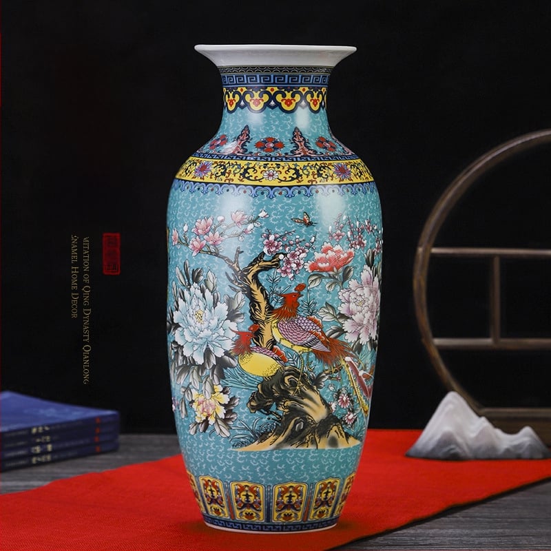 Keramická váza, čínskeho štýlu