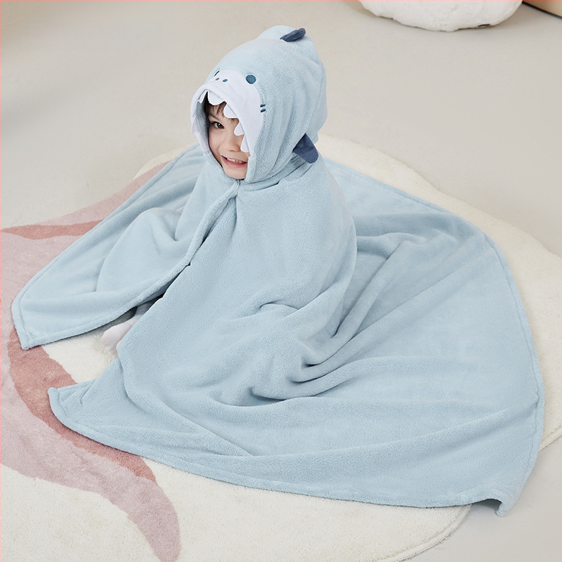 Sanli szülő-gyermek fürdőköpeny korall plüss, 90% poliészter