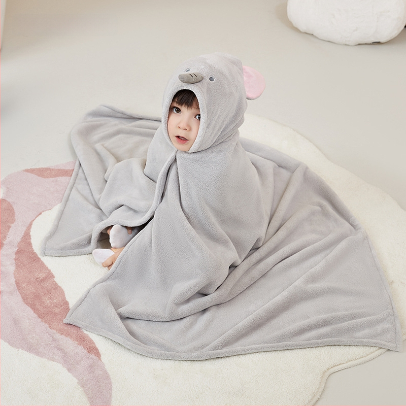 Sanli szülő-gyermek fürdőköpeny korall plüss, 90% poliészter