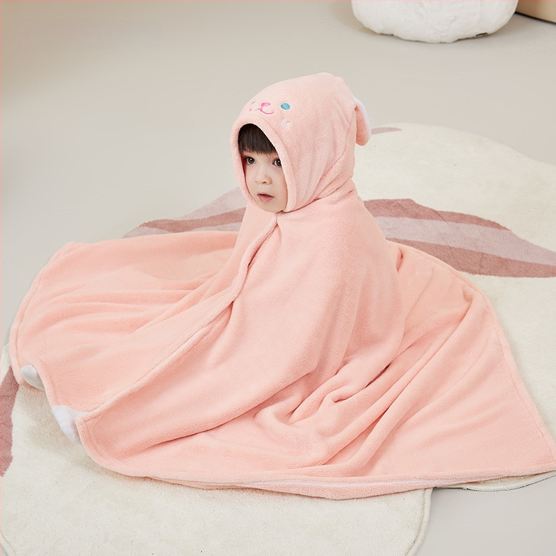 Sanli szülő-gyermek fürdőköpeny korall plüss, 90% poliészter