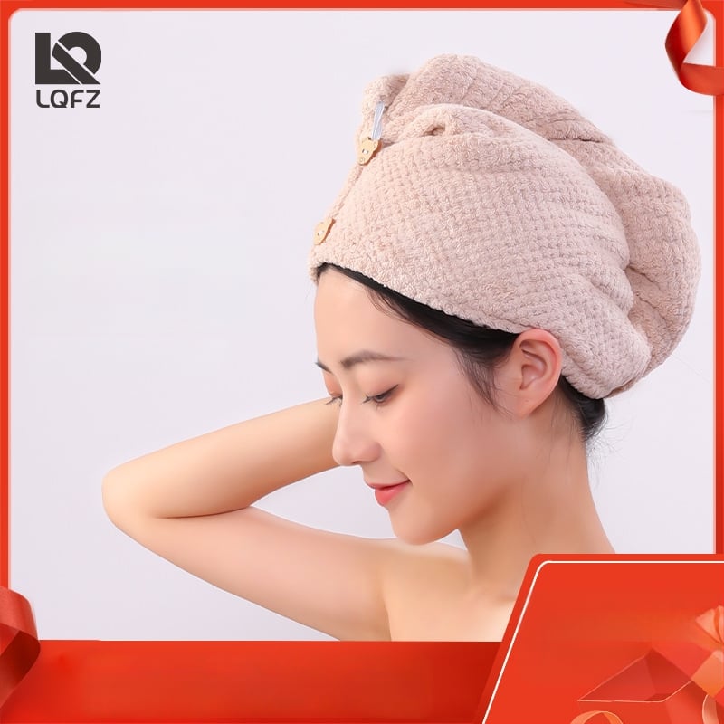 Női hajszárító sapka, ananász mintával, kettős rétegű, mikroszálas 150D, hímzett és felvarrt szegéllyel