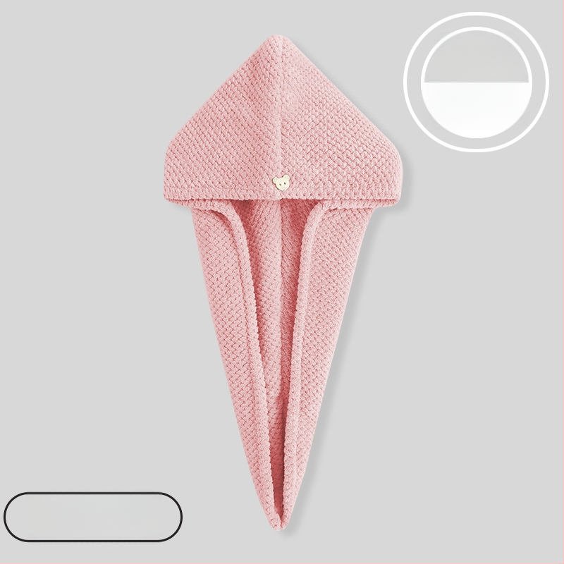 Női hajszárító sapka, ananász mintával, kettős rétegű, mikroszálas 150D, hímzett és felvarrt szegéllyel