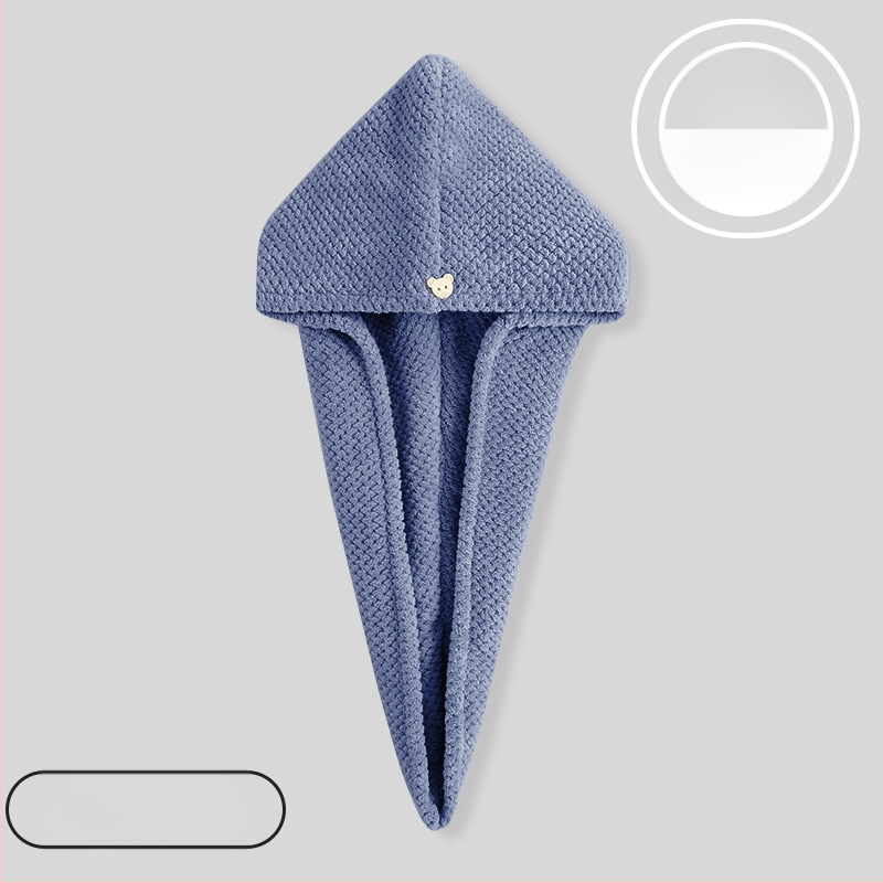 Női hajszárító sapka, ananász mintával, kettős rétegű, mikroszálas 150D, hímzett és felvarrt szegéllyel