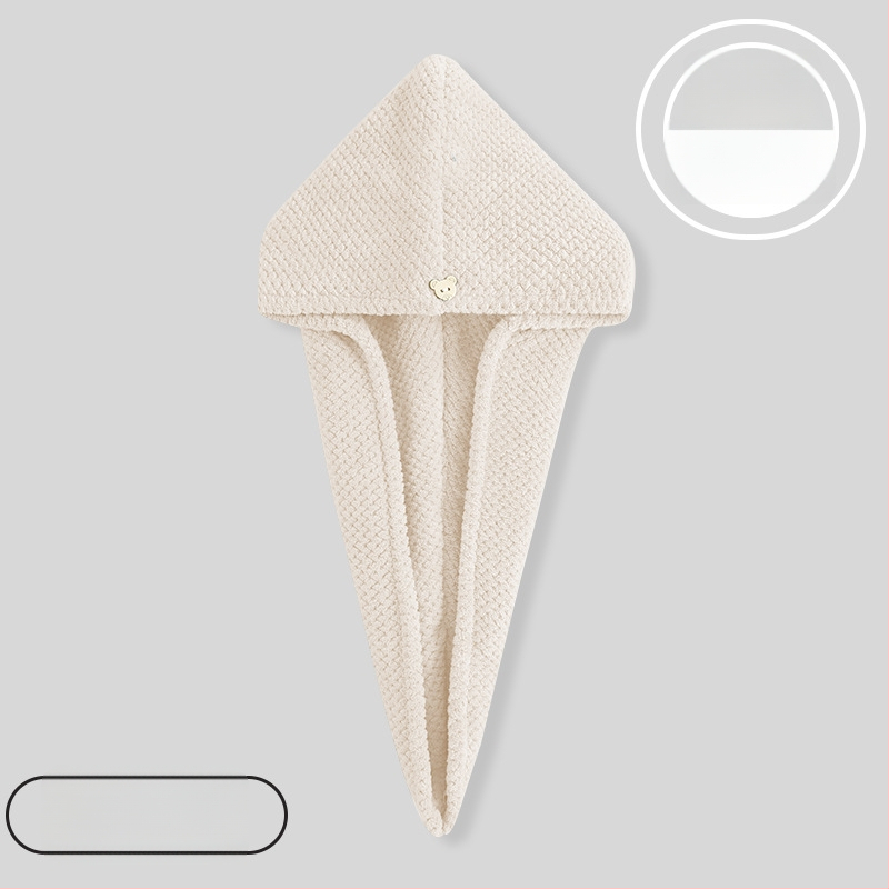 Női hajszárító sapka, ananász mintával, kettős rétegű, mikroszálas 150D, hímzett és felvarrt szegéllyel