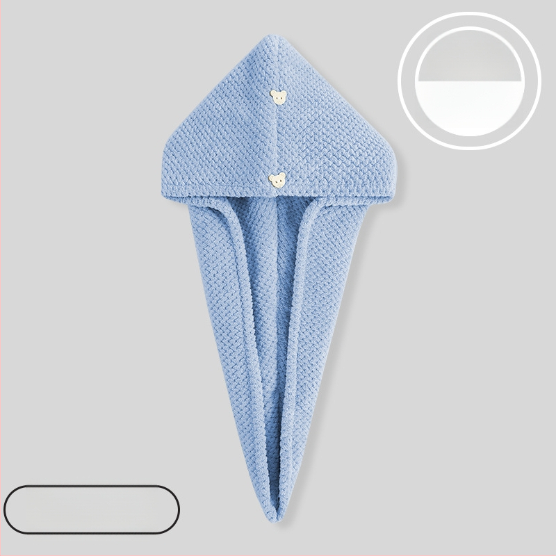 Női hajszárító sapka, ananász mintával, kettős rétegű, mikroszálas 150D, hímzett és felvarrt szegéllyel