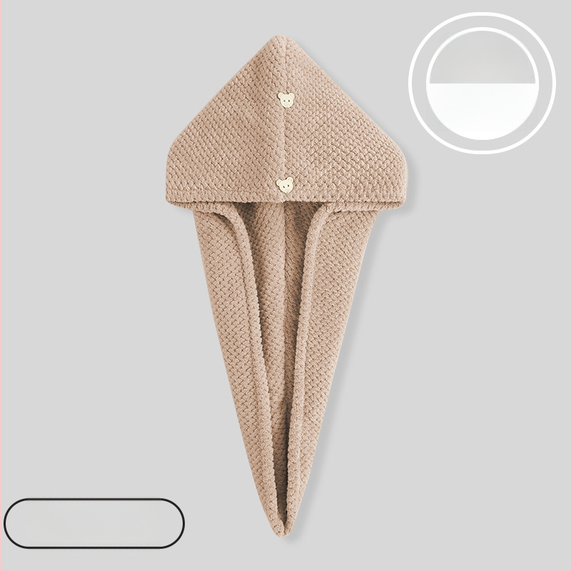 Női hajszárító sapka, ananász mintával, kettős rétegű, mikroszálas 150D, hímzett és felvarrt szegéllyel