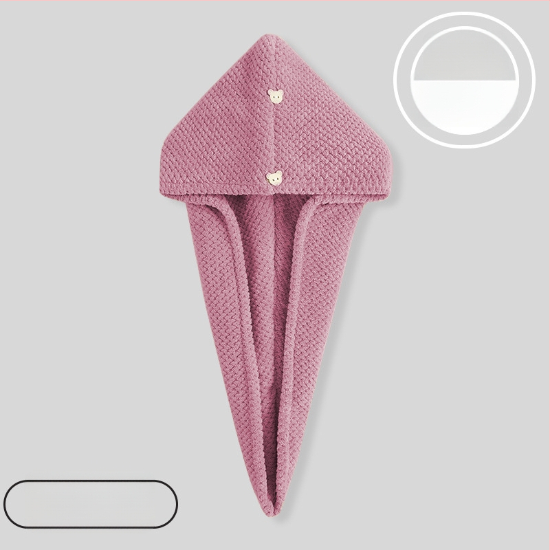 Női hajszárító sapka, ananász mintával, kettős rétegű, mikroszálas 150D, hímzett és felvarrt szegéllyel