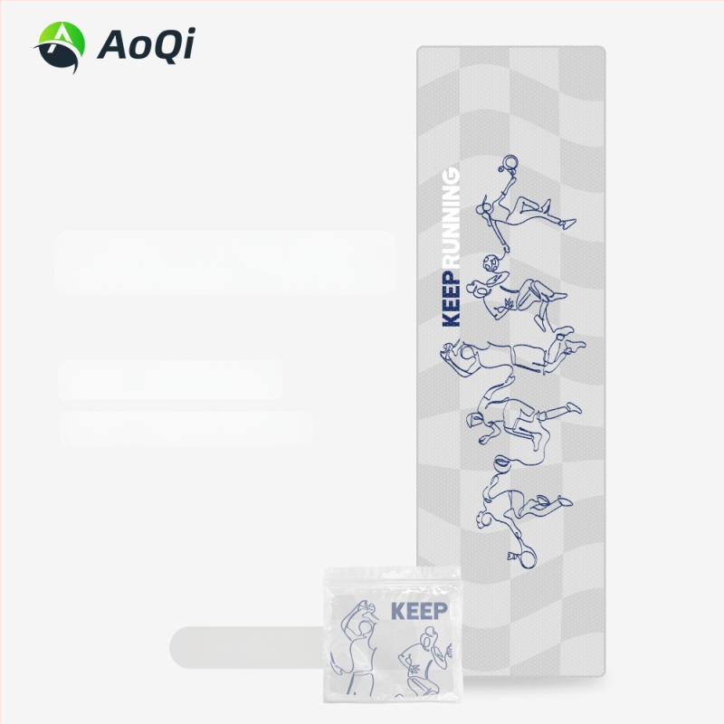 Sporttörölköző hímzett mintával, poliÉSészter, 160 g, 5–10 s nedvességfelszívás, logó nyomtatása elérhető