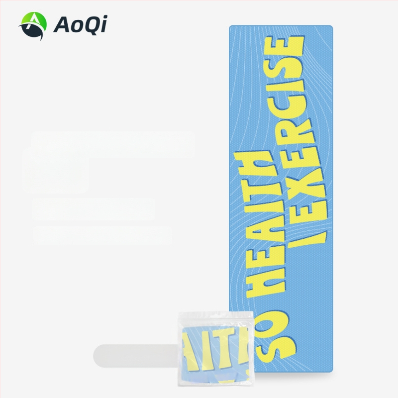 Sporttörölköző hímzett mintával, poliÉSészter, 160 g, 5–10 s nedvességfelszívás, logó nyomtatása elérhető