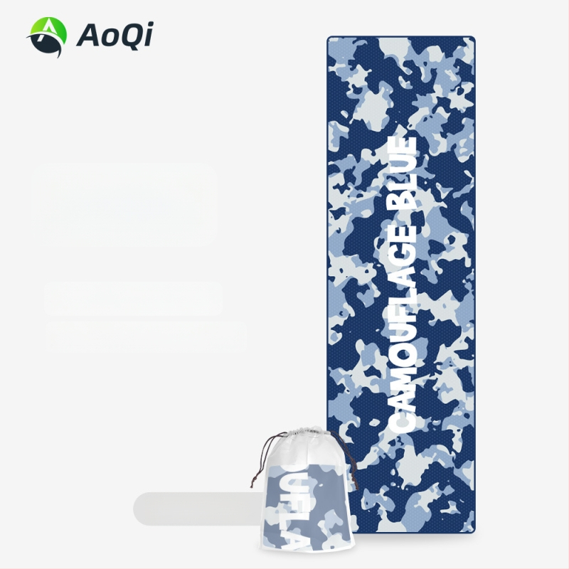 Sporttörölköző hímzett mintával, poliÉSészter, 160 g, 5–10 s nedvességfelszívás, logó nyomtatása elérhető