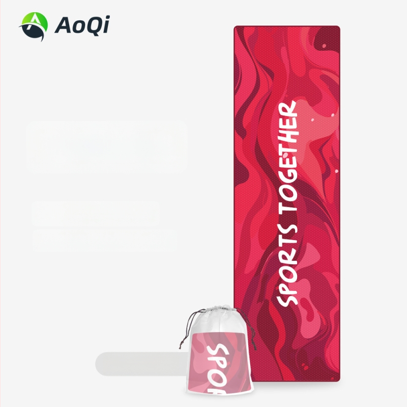 Sporttörölköző hímzett mintával, poliÉSészter, 160 g, 5–10 s nedvességfelszívás, logó nyomtatása elérhető