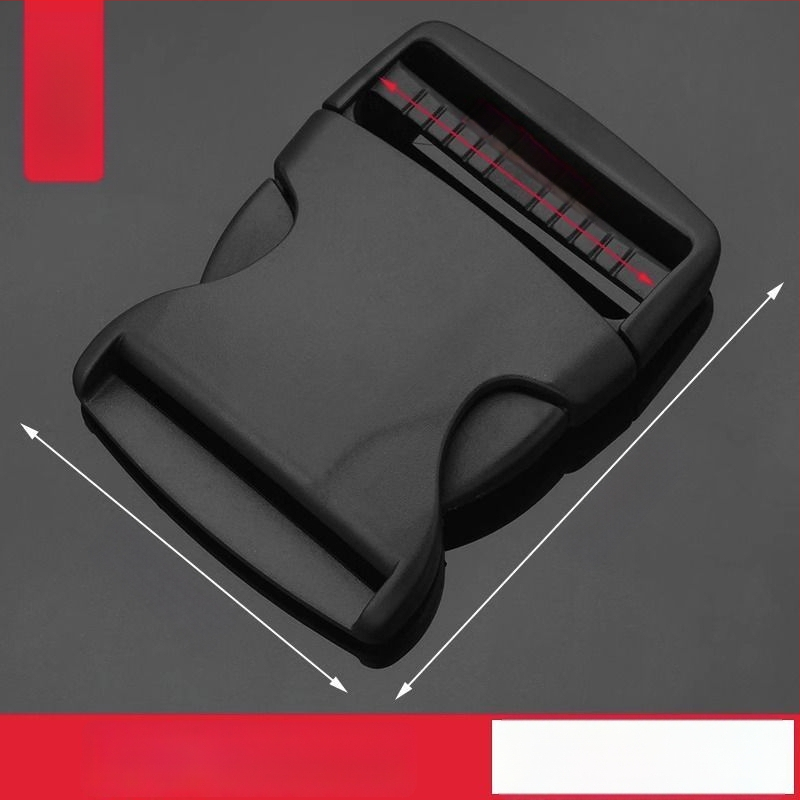 Bieza plastmasas sprādze mugursomām un somām — regulējama, pilsētas stila, bagāžas piederums (Zīmols: Friendly, Materiāls: Plastmasa, Izlaidums: 2025. gada pavasaris)