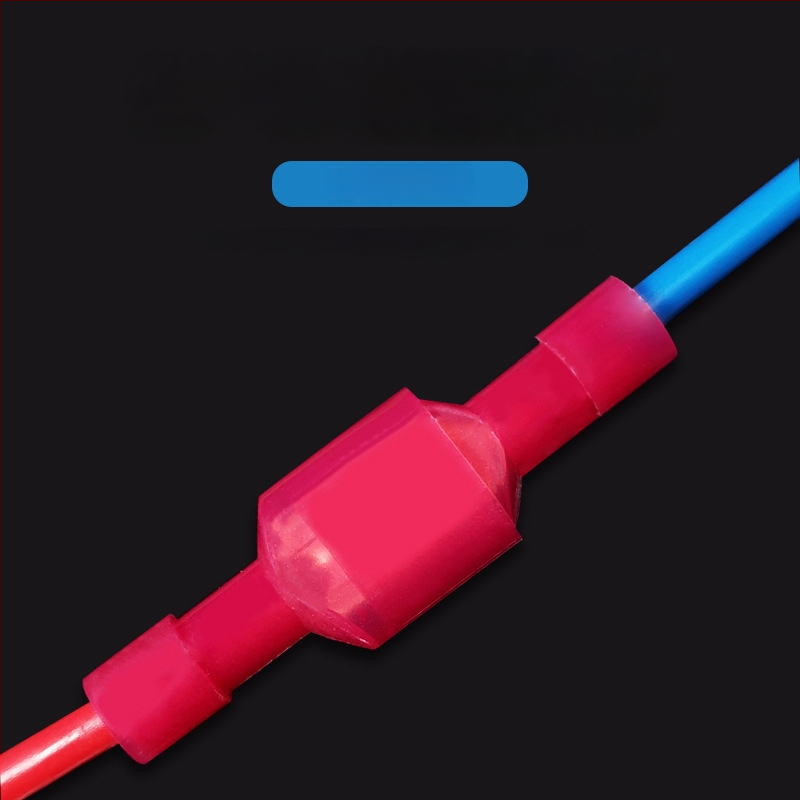 Atsperes kiirühendajad, meesso- ja naissoost, elektrijuhtmete jaoks, krimpimine, 0.5-6 mm², pakendivalikud: 100 või 200 tk