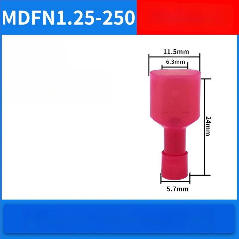 Atsperes kiirühendajad, meesso- ja naissoost, elektrijuhtmete jaoks, krimpimine, 0.5-6 mm², pakendivalikud: 100 või 200 tk