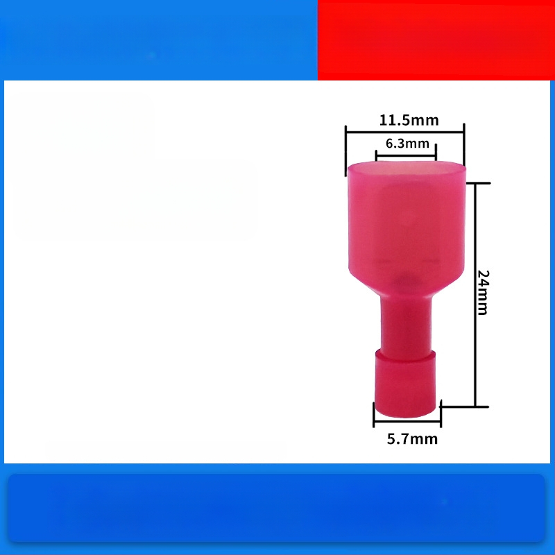 Atsperes kiirühendajad, meesso- ja naissoost, elektrijuhtmete jaoks, krimpimine, 0.5-6 mm², pakendivalikud: 100 või 200 tk