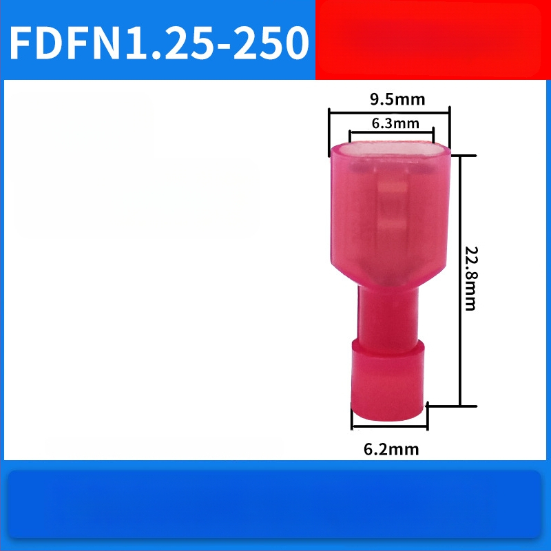 Atsperes kiirühendajad, meesso- ja naissoost, elektrijuhtmete jaoks, krimpimine, 0.5-6 mm², pakendivalikud: 100 või 200 tk