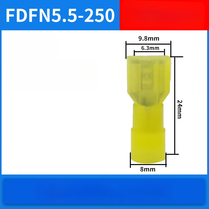 Atsperes kiirühendajad, meesso- ja naissoost, elektrijuhtmete jaoks, krimpimine, 0.5-6 mm², pakendivalikud: 100 või 200 tk