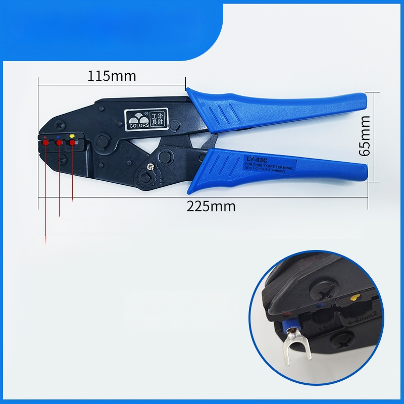 Atsperes kiirühendajad, meesso- ja naissoost, elektrijuhtmete jaoks, krimpimine, 0.5-6 mm², pakendivalikud: 100 või 200 tk