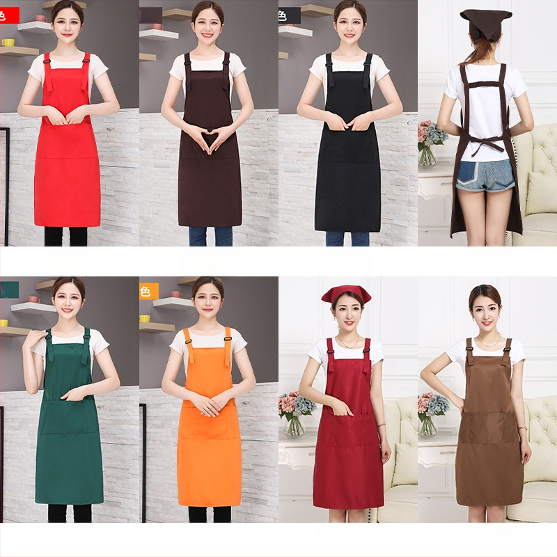 Priekšauts no auduma, bez piedurknēm, pret netīrumiem, ūdensnecaurlaidīgs un eļļas atgrūdošs, ar logotipa druku (bez piedurknēm; audums; pret netīrumiem; ūdensnecaurlaidīgs; logotipa druka)