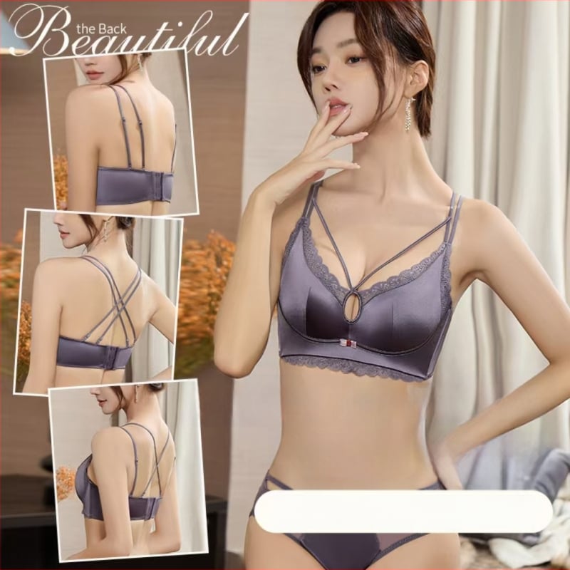 Push-Up melltartó nejlonból 5 cm párnázással, 3/4 kosár, hátsó négy sor csattal, fixált dupla vállpántok