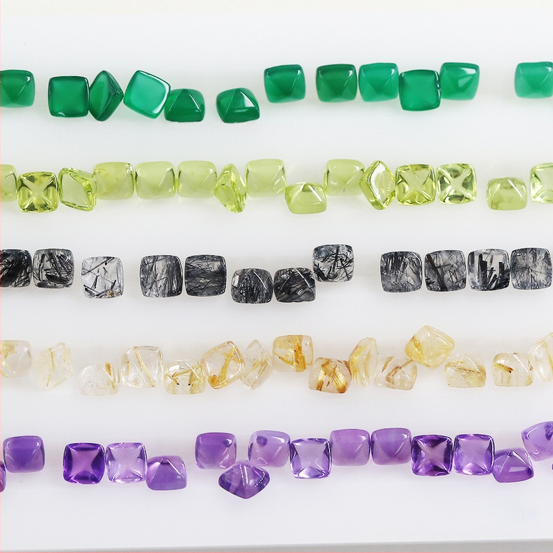 Gredzens ar Sugar Tower formu no dabīgā akmens, skaidrība VVS, S925 sudraba ielikums, pielāgojams