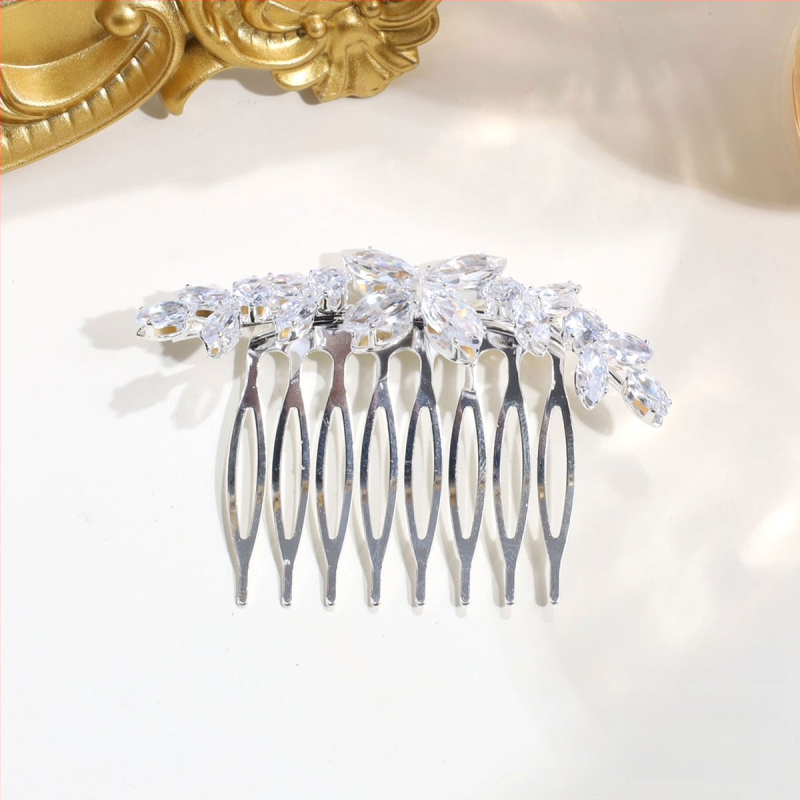 Аксесоар за прическа за ханфу с перли и кристали, сплав (Материал: сплав; Стил: древен; Форма: геометрична; Категория: глава; Година/сезон: есен 2025)