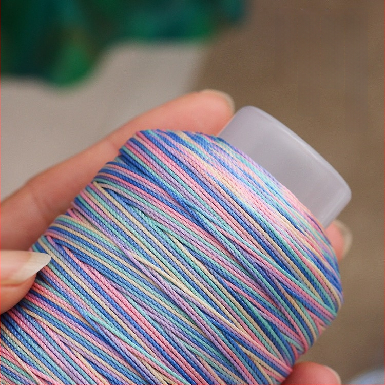 Nailono gradientinė virvė DIY – drakono skiautė raštas, 12/18/15 siūlai