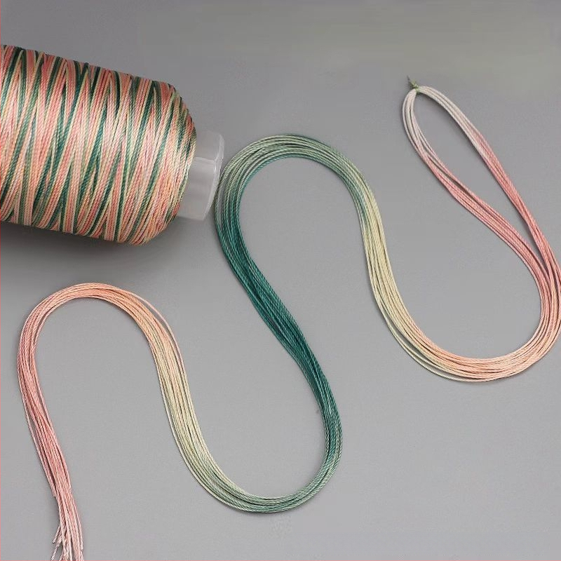 Nailono gradientinė virvė DIY – drakono skiautė raštas, 12/18/15 siūlai