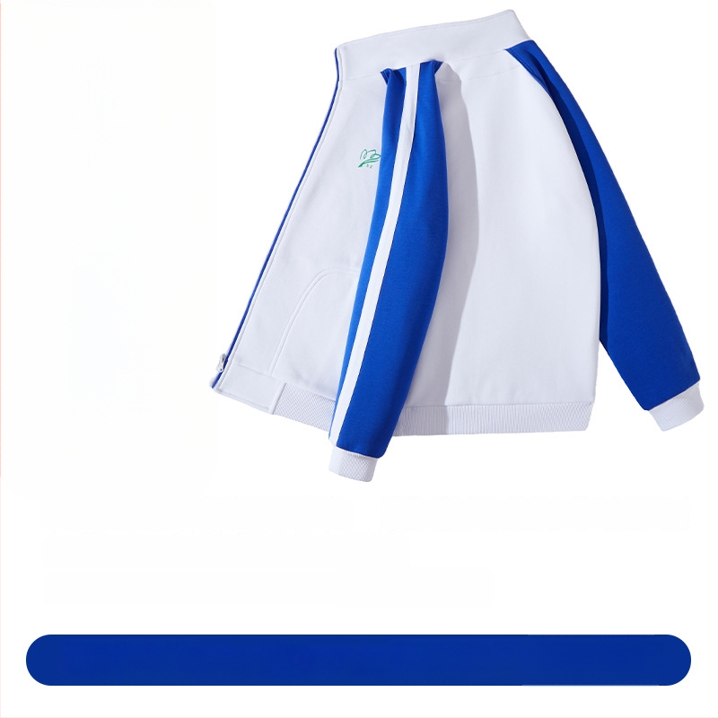 Set školske uniforme za osnovnu školu za jesen i zimu: jakna s dugim rukavima, zimski komplet, zimske hlače, ljetni komplet s kratkim rukavima i hlače – unisex, premium izdanje