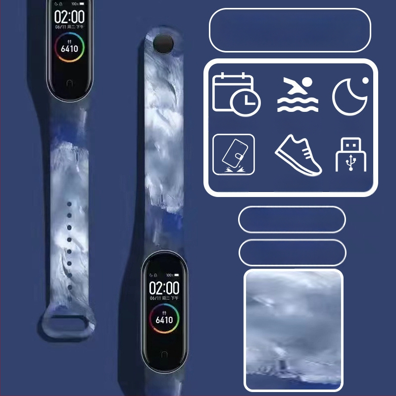 Gyerekeknek szánt okos karkötő – lépésszámláló, pulzusmérés, újratölthető, Android-kompatibilis, szilikon szíj, alumínium ötvözet tok