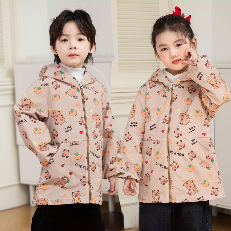 Vaikų vandeniui atspari dažymo smockas su fleece įdėklu iš poliesterio, unisex, atsparus įtrūkimams