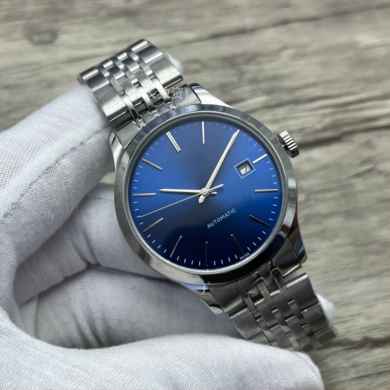 Automātisks mehāniskais rokaspulkstenis, Pioneer sērija, 40 mm ciferblats, nerūsējošā tērauda korpuss un siksna, mehānisms 2813 Pearl, ūdensizturība 30 m