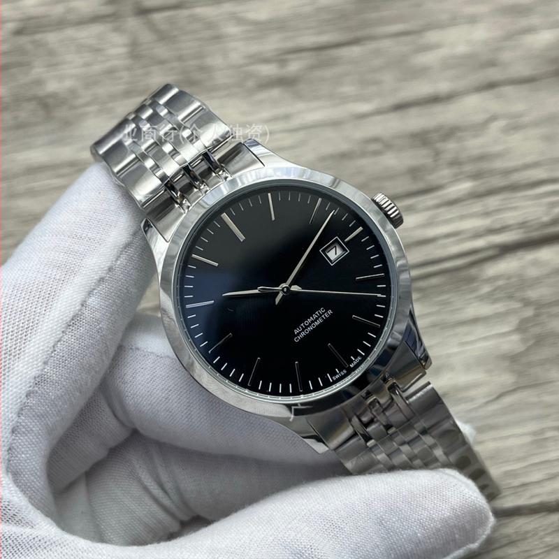 Automātisks mehāniskais rokaspulkstenis, Pioneer sērija, 40 mm ciferblats, nerūsējošā tērauda korpuss un siksna, mehānisms 2813 Pearl, ūdensizturība 30 m