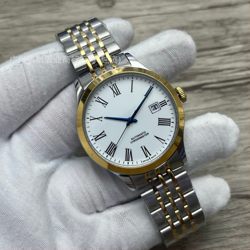 Automātisks mehāniskais rokaspulkstenis, Pioneer sērija, 40 mm ciferblats, nerūsējošā tērauda korpuss un siksna, mehānisms 2813 Pearl, ūdensizturība 30 m