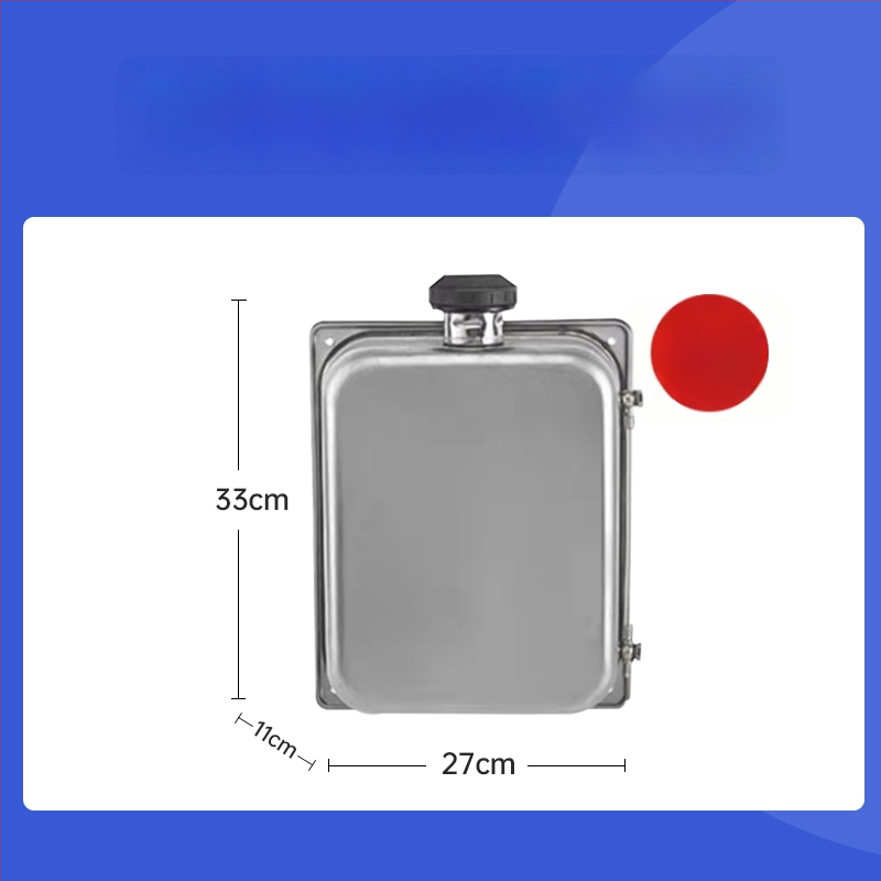 Sunkvežimio dyzelinio šildymo bakas iš nerūdijančio plieno, su stovėjimo šildytuvu, išorinis padidintas alyvos bakas
