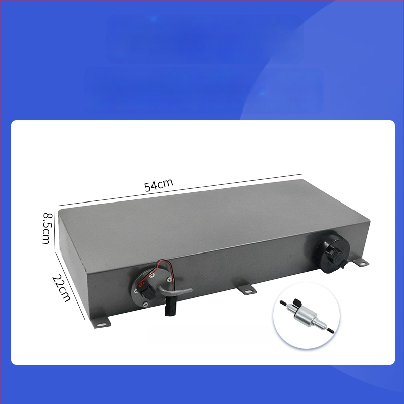 Sunkvežimio dyzelinio šildymo bakas iš nerūdijančio plieno, su stovėjimo šildytuvu, išorinis padidintas alyvos bakas