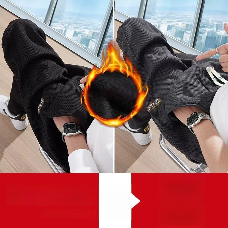 Kasdieninės sportinės kelnės paaugliams, tiesus kirpimas, vidurio juosmens, tvirtas audinys, bambuso pluošto ir poliesterio mišinys, didelė elastingumas