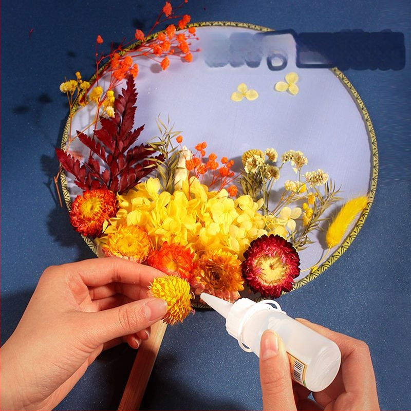 DIY lillekunsti komplekt kuivatatud lilledega pruutfänni jaoks (Tootemärk: Unique; Toote kood: 9sgrrgenlnddjdou4+u73ewxcyc=fan; Materjal: Muu; Liik: Hortensia) – Emadepäev