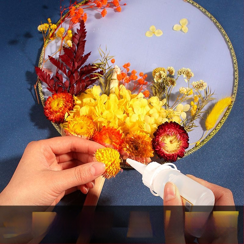 DIY lillekunsti komplekt kuivatatud lilledega pruutfänni jaoks (Tootemärk: Unique; Toote kood: 9sgrrgenlnddjdou4+u73ewxcyc=fan; Materjal: Muu; Liik: Hortensia) – Emadepäev