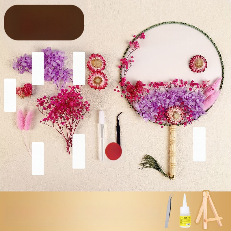 DIY lillekunsti komplekt kuivatatud lilledega pruutfänni jaoks (Tootemärk: Unique; Toote kood: 9sgrrgenlnddjdou4+u73ewxcyc=fan; Materjal: Muu; Liik: Hortensia) – Emadepäev