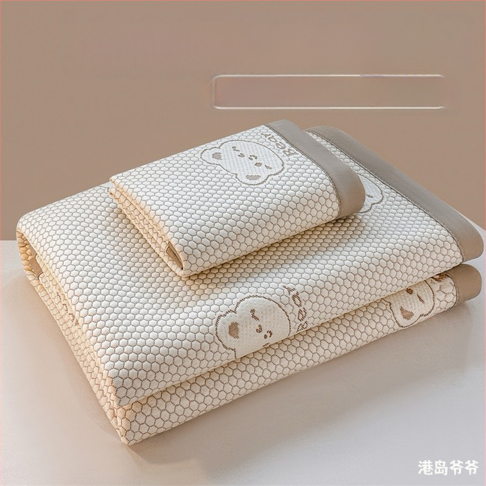 Összecsukható hűtő matrac Ice Silk anyagból, viszkóz szál, jacquard szövés, gépi mosás, nyári használatra