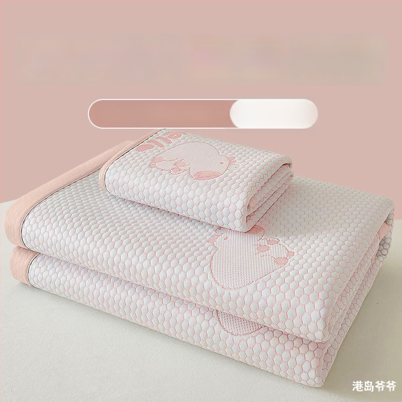 Összecsukható hűtő matrac Ice Silk anyagból, viszkóz szál, jacquard szövés, gépi mosás, nyári használatra